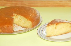 Bizcocho de manzana sin huevo - Postres faciles