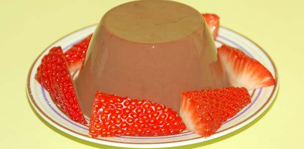 Flan de chocolate sin huevo - Postres fáciles