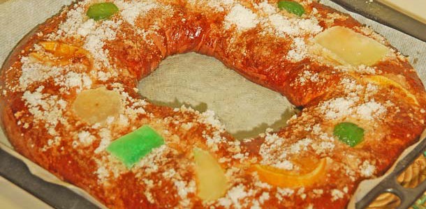 Roscón de Reyes casero
